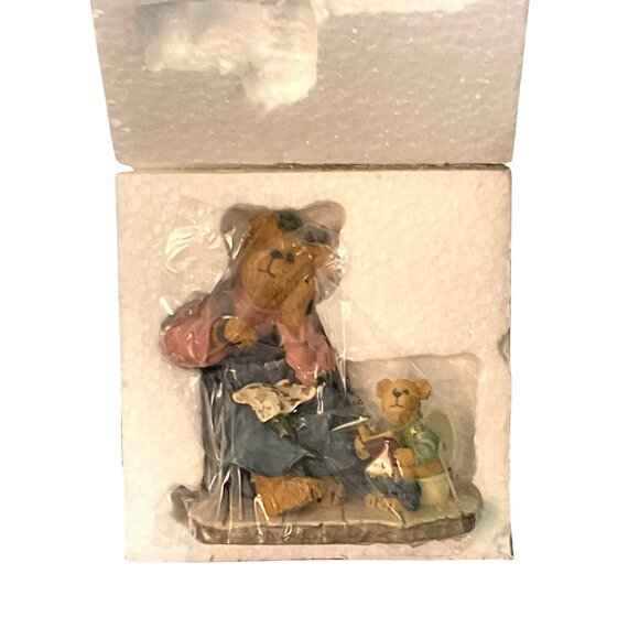 Boyds Bears & Friends Momma With Taylor Resin Figurine In Original Box - Picture 9 of 14